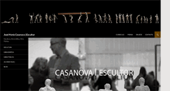 Desktop Screenshot of casanovaescultor.com