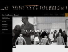 Tablet Screenshot of casanovaescultor.com